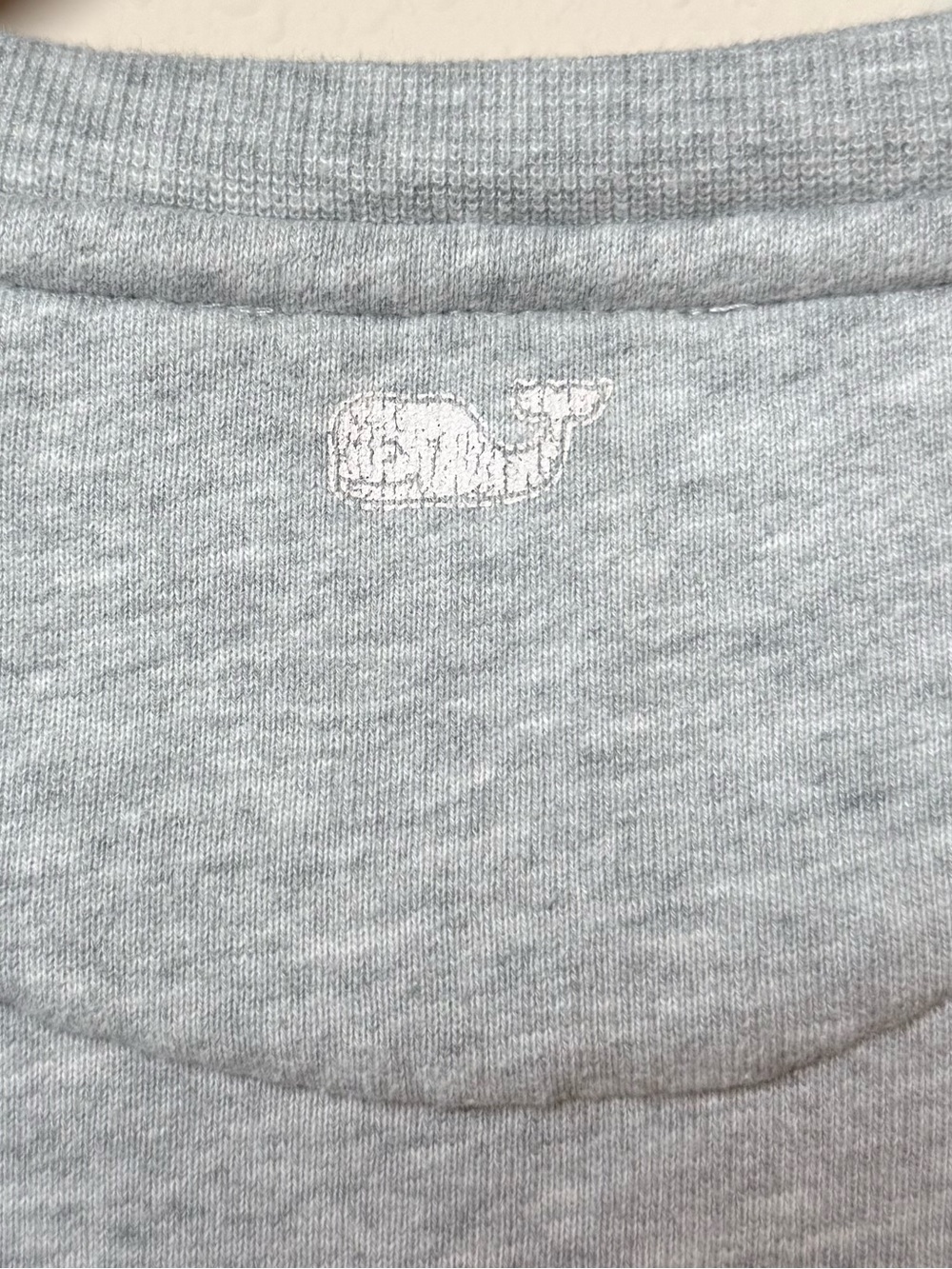 Vineyard Vines Texas Distressed Graphic Crewneck Sweatshirt Gray Preppy - Picture 7 of 9